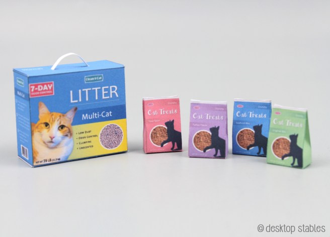 For Sale: Miniatures for cats + free printables! – Desktop Stables