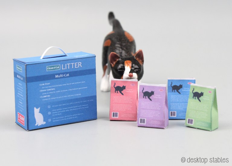 For Sale: Miniatures for cats + free printables! – Desktop Stables
