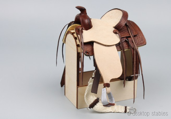 Completed Ranch Saddle – Desktop Stables